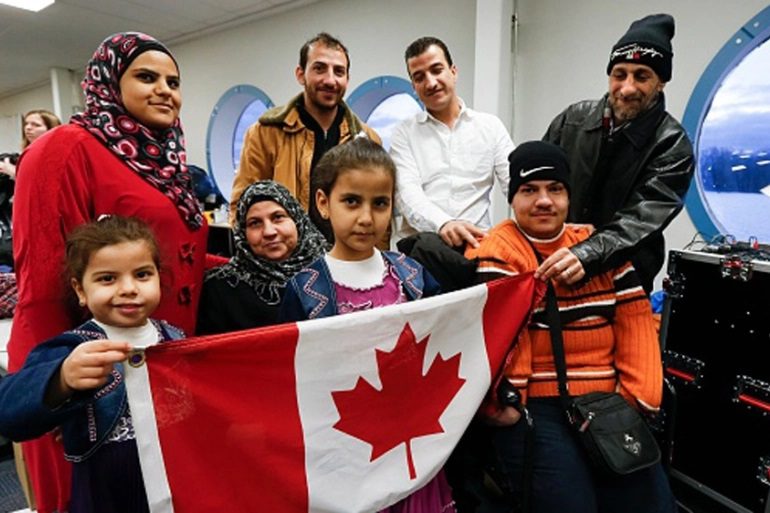 Syrians refugees in Canada