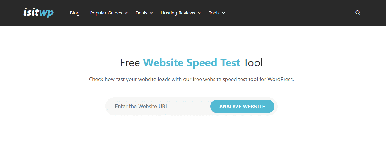 Free Website Speed Test Tool