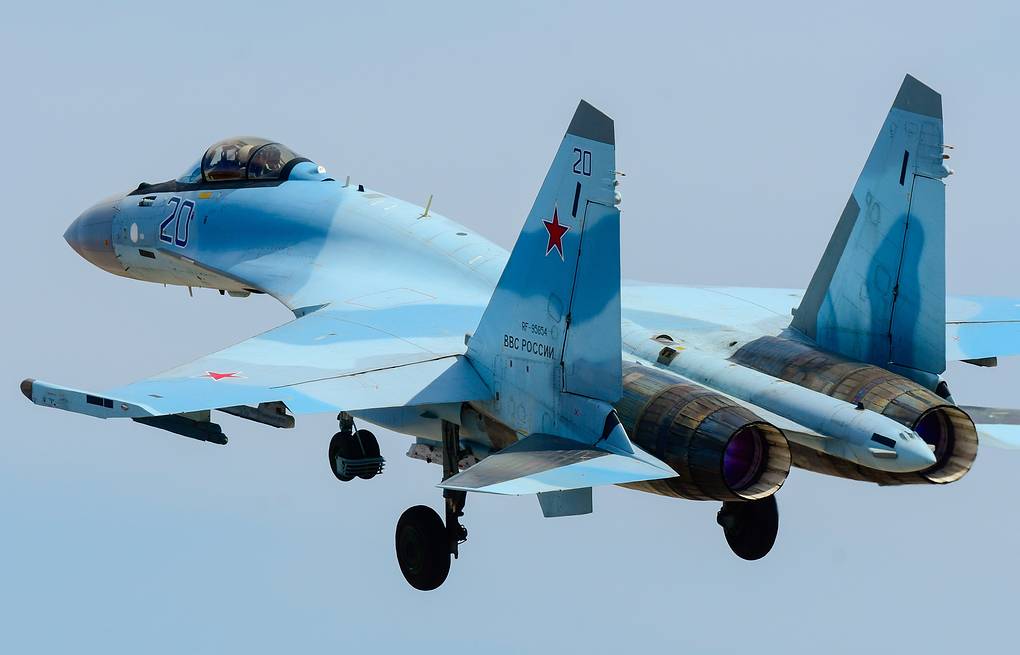 SU 35 jet - the ghost of kiev