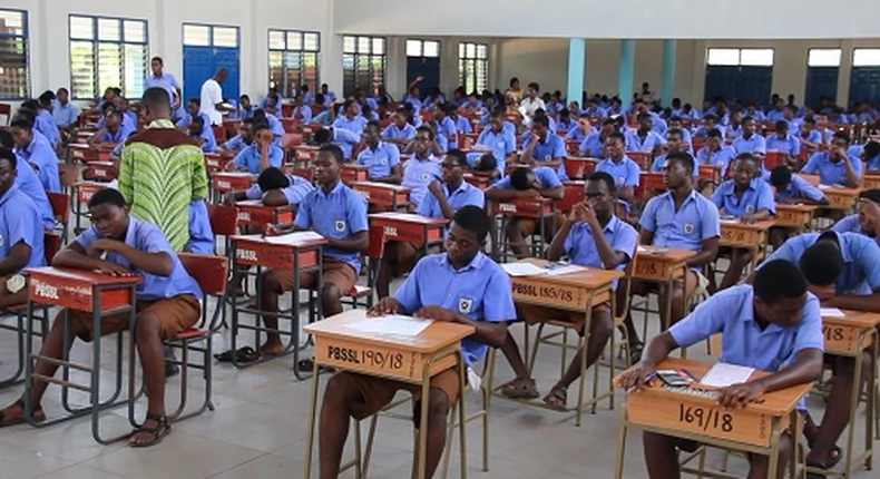 Candidates write the WASSCE