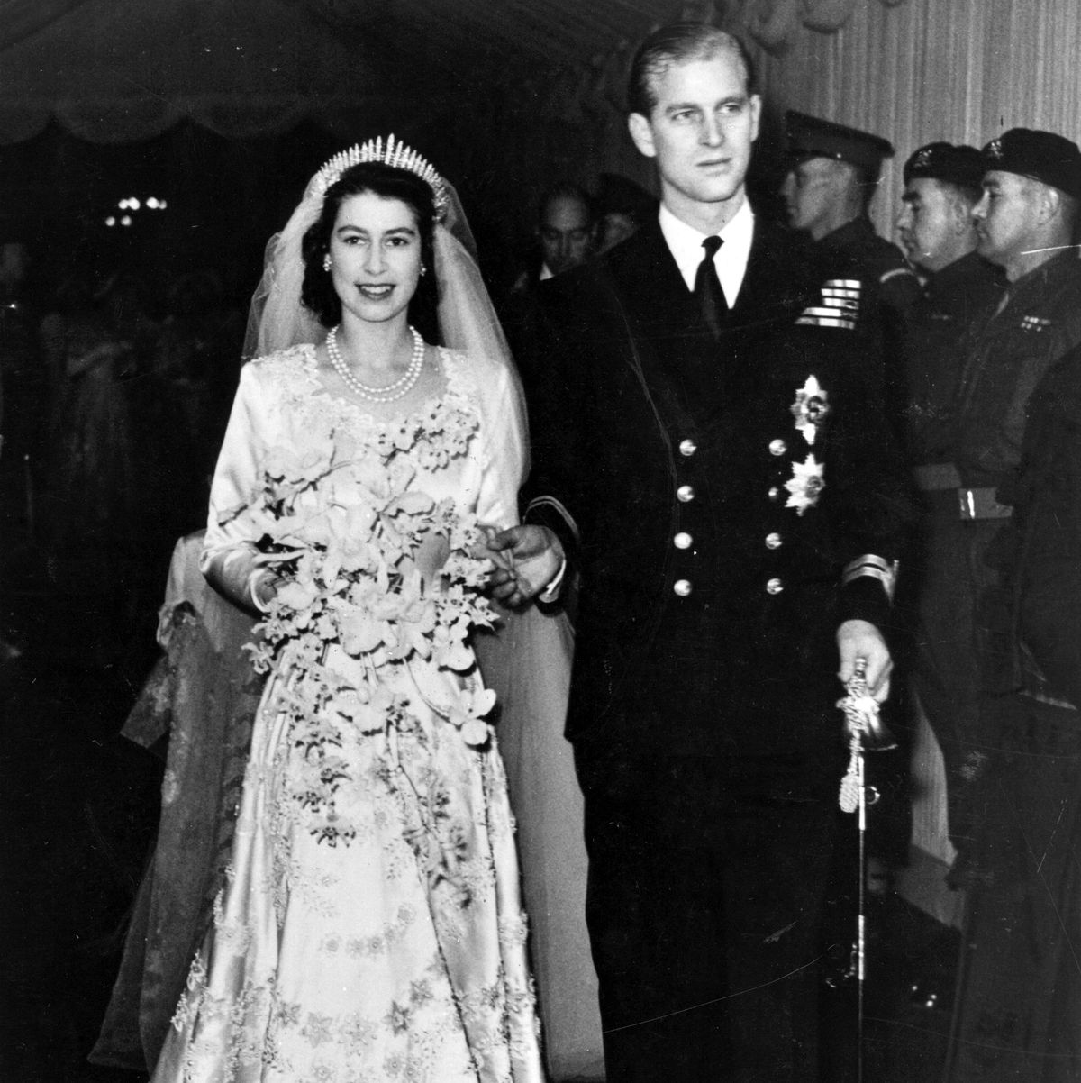 Princess Elizabeth and Prince Philip wedding