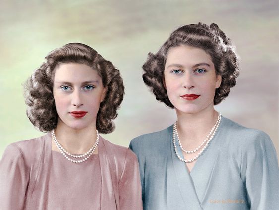 Princess Margeret and Queen Elizabeth