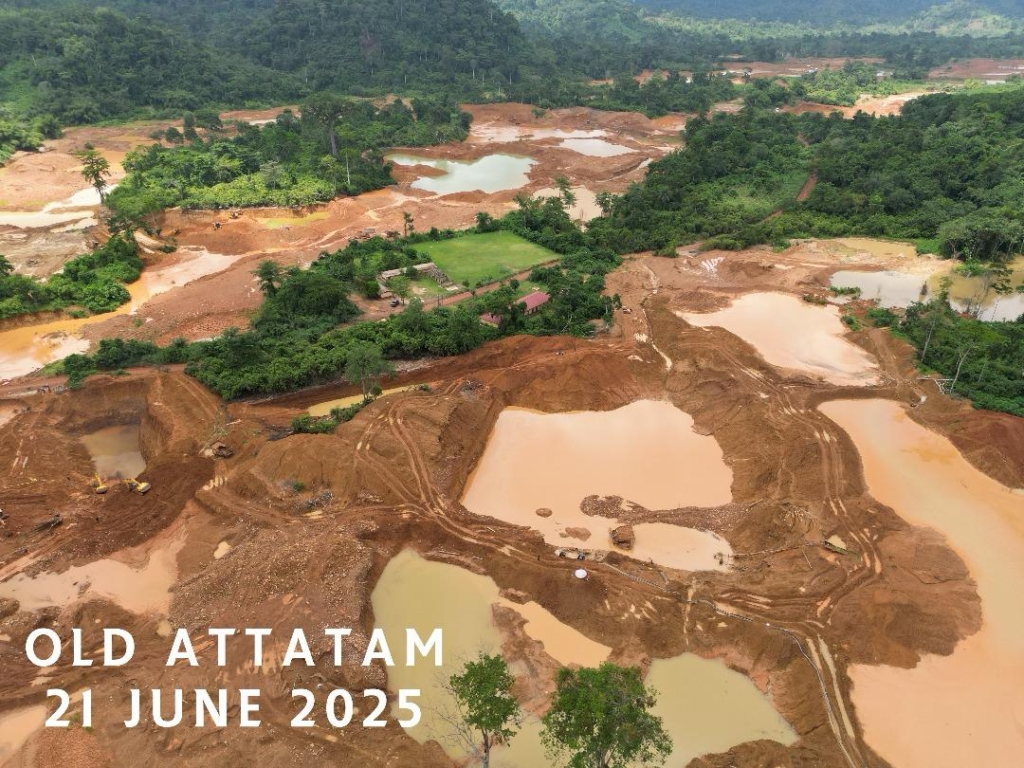 destroyed land at galamsey site destroyed land at galamsey site