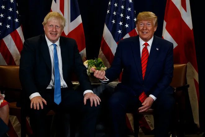 Boris Johnson meets Donald Trump