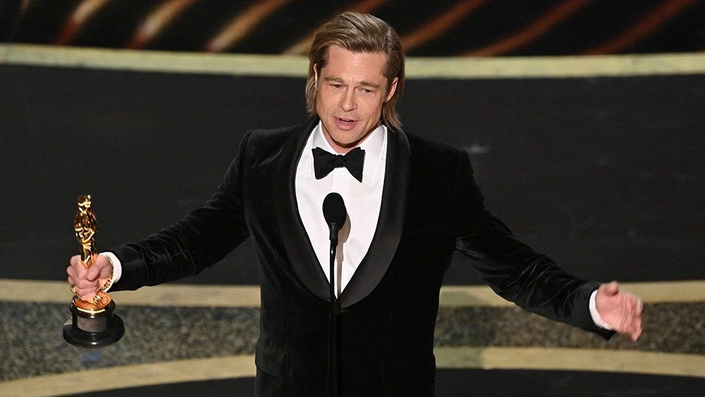 Brad Pitt wins first Oscar award as actor