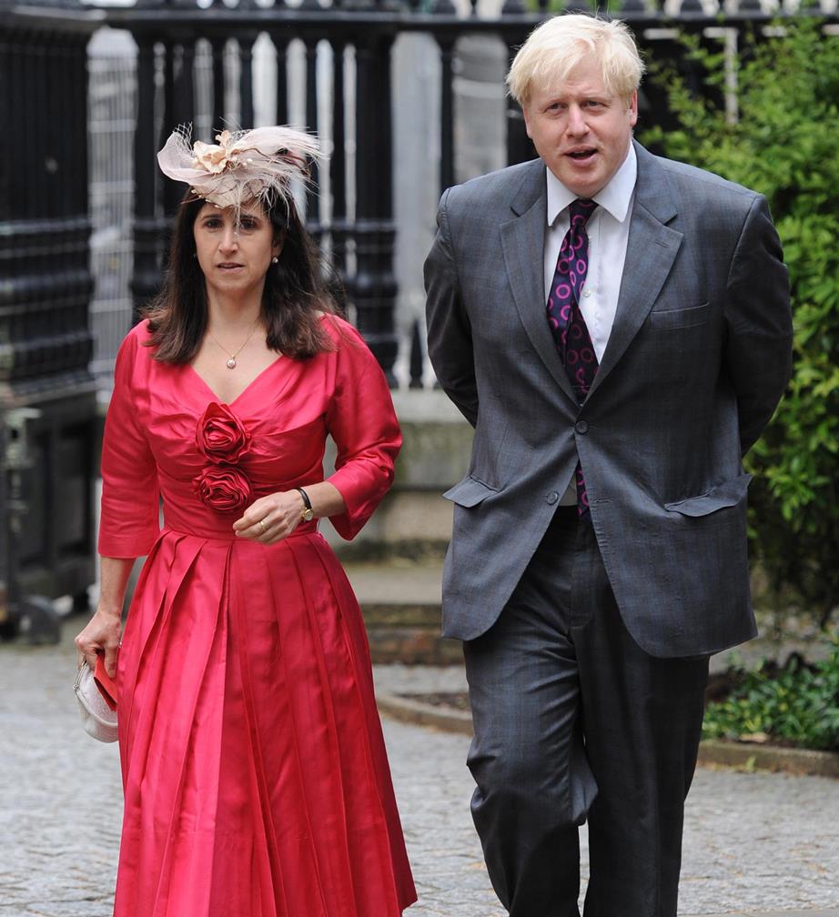 boris Jonnson and his wife towards the end of their marriage