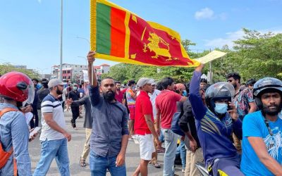 Protesters break into Presidential palace in Sri Lanka.