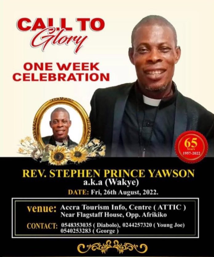 Prince Yawson (Waakye) one week celebration