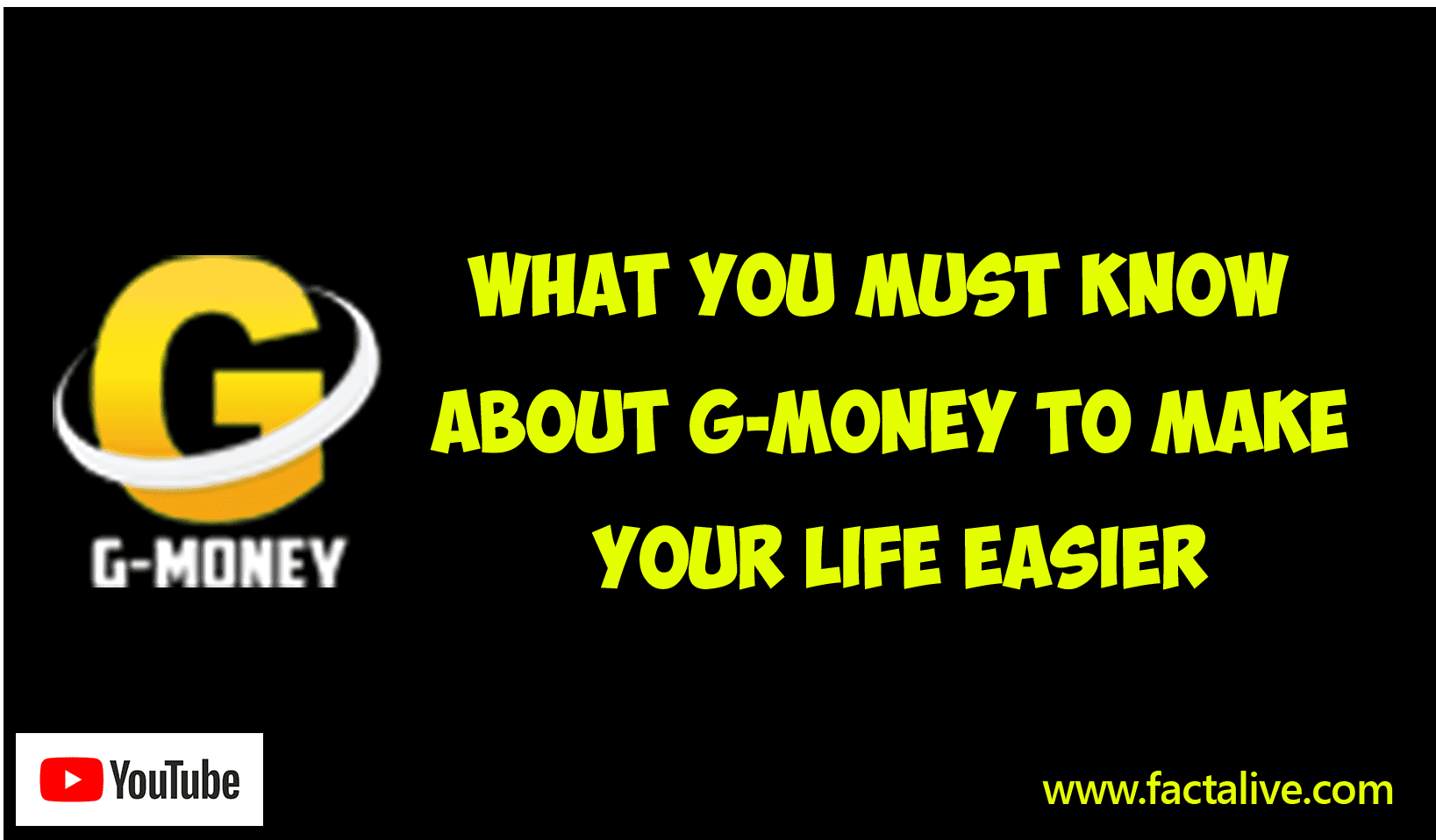 What you must know about G-money to make your life easier